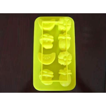 Силиконовая посуда, лоток для льда в форме фруктов, 8 чашек